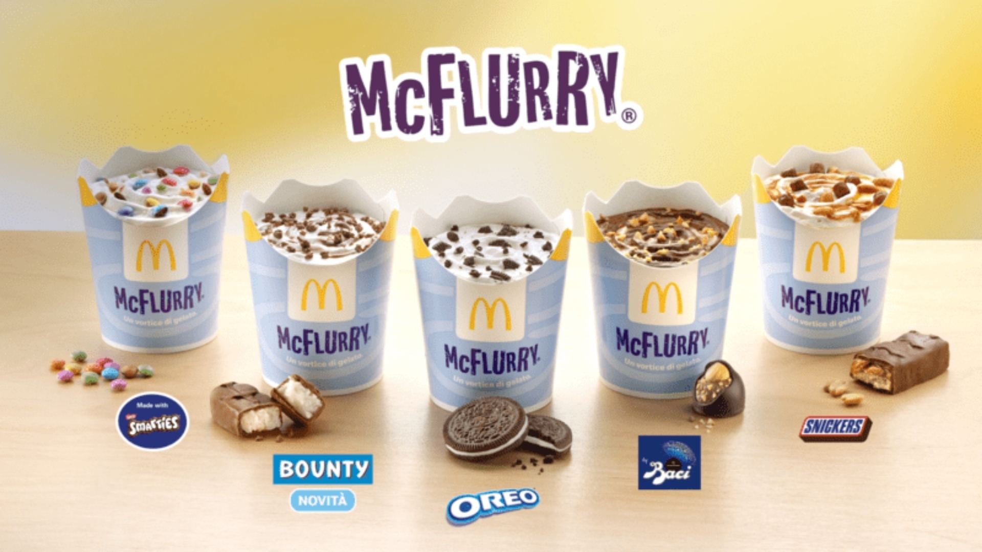 McFlurry in vari gusti