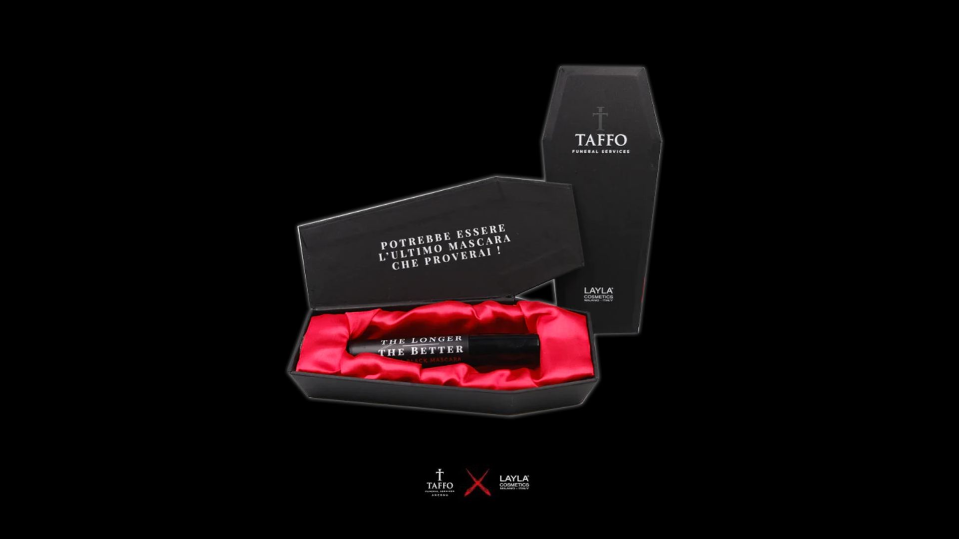 Taffo e il mascara con Layla Cosmetics